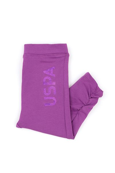 U.S. Polo Assn. Baby Girl Purple Sweatpants 50289015 -Vr038