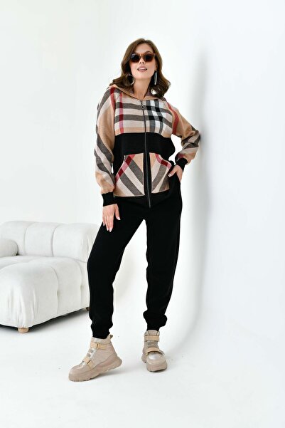 FTZ WOMEN Γυναικείο Πλεκτό Σετ Μαύρο 20696