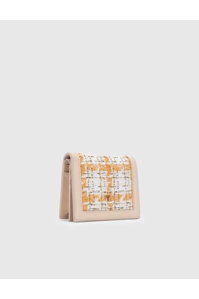 İLVİ Watts Жіночий кремовий гаманець - натуральна шкіра