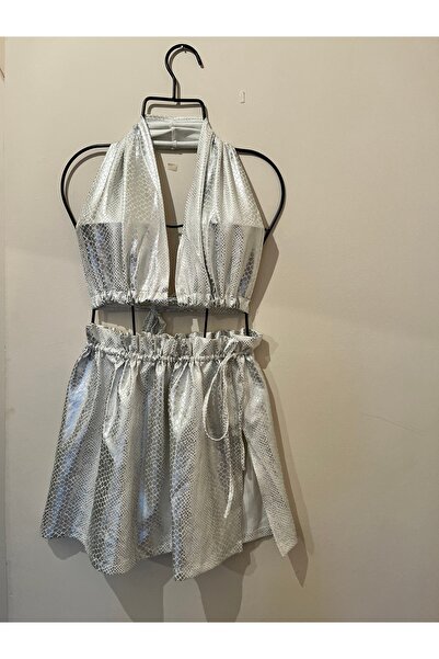 Tuğçe Saray Shiny Double Suit