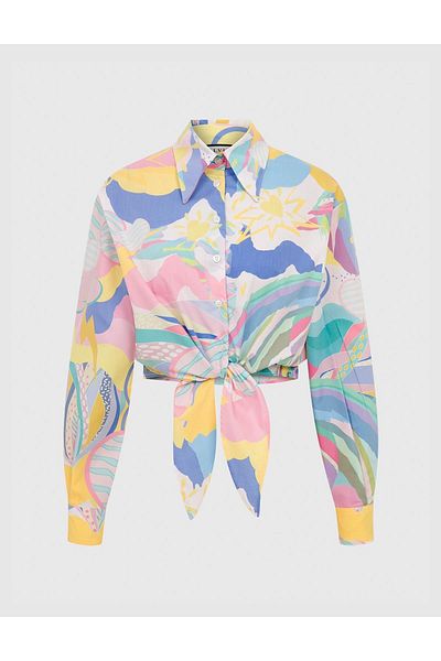 İLVİ Colorful Nubuck Women's Shirt