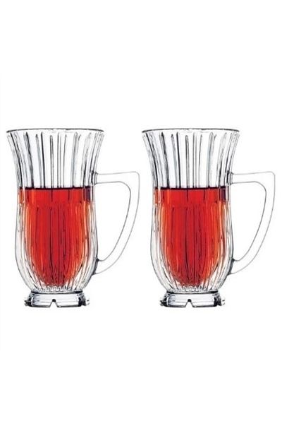 Paşabahçe 68001 Glamor Sobre Glass with Handle 155cc - 2 Pieces