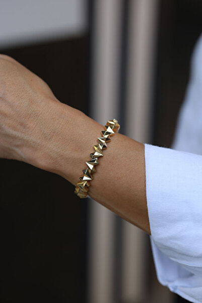 Yenigün Kuyumculuk 14 Ayar Altın Zigzag Kelepçe