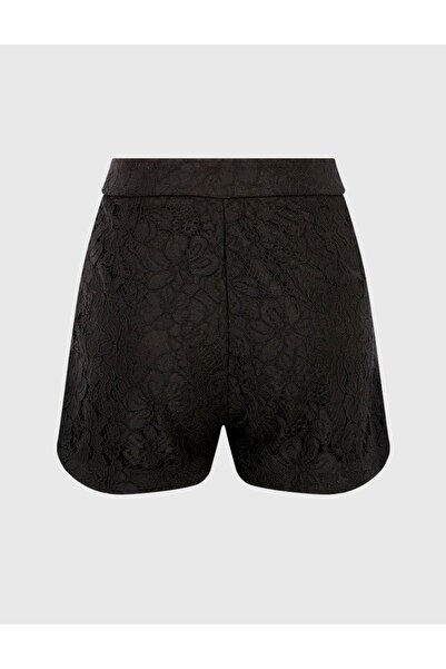 İLVİ Slania Black Women's Jacket and Shorts Set