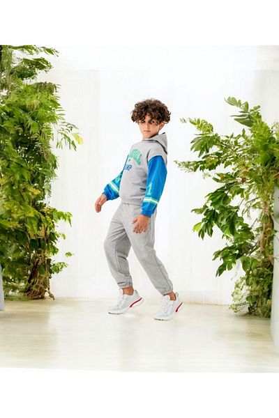 LİTTLE ANGELS Boy's Hooded Tracksuit Set