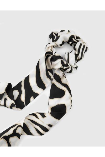 İLVİ Lizet ženska kopča bež crna Svila keper