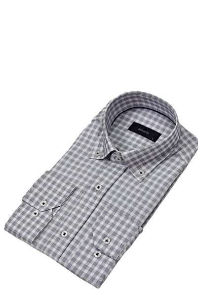 ADVANTE Чоловіча класична сорочка з квадратним коміром і однією кишенею BGL-ST03906