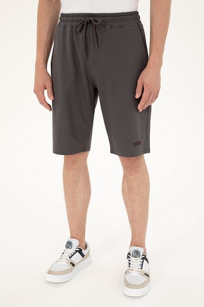 U.S. Polo Assn. Men's Anthracite Knitted Shorts 50289287 -Vr006