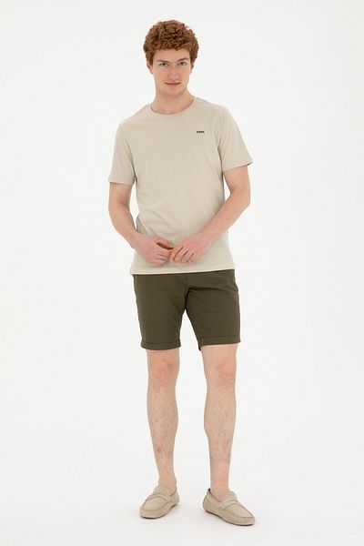 U.S. Polo Assn. Men's Khaki Woven Shorts 50289426 -Vr027