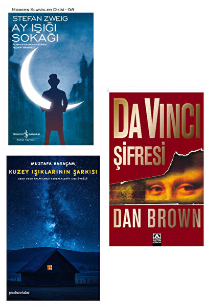 TÜRKİYE İŞ BANKASI KÜLTÜR YAYINLARI Da Vinci Şifresi - Dan Brown + Ay Işığı S...