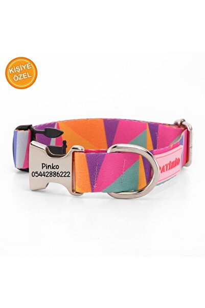 PATİMİO Spirits Isimli Köpek Tasması Ve Gezdirme Seti, Köpek Künyesi, Köpek Isimlik, Isme Özel Tasma