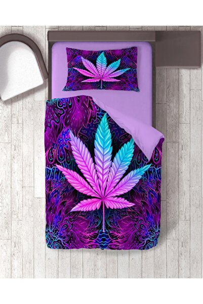 hediyechy طقم غطاء لحاف مفرد بتصميم خاص بطباعة ثلاثية الأبعاد