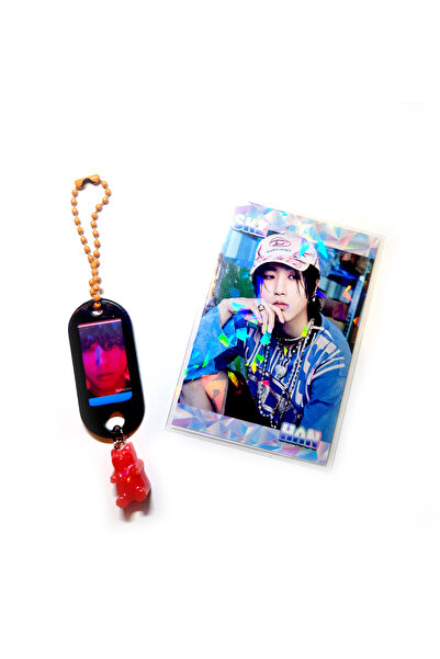 Güneş Kırtasiye Straykids Han Anahtarlık Charm ve Fotokart Set