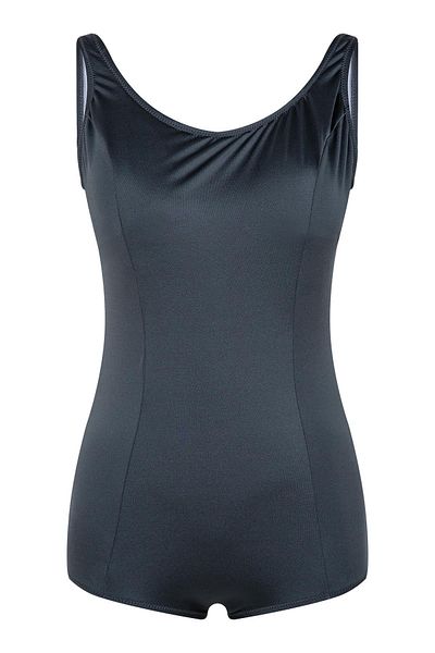 Endeep Beria Women's Plus Size Gray Swimsuit with Cups