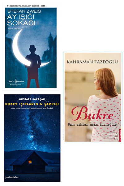 TÜRKİYE İŞ BANKASI KÜLTÜR YAYINLARI Bukre - Kahraman Tazeoğlu + Ay Işığı Soka...