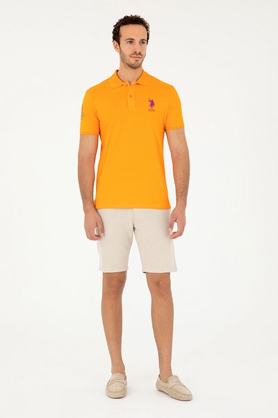 U.S. Polo Assn. Men's Stone Woven Shorts 50289423 -Vr049