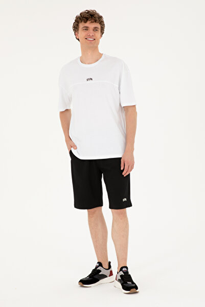 U.S. Polo Assn. Erkek Siyah Örme Şort 50289287-VR046