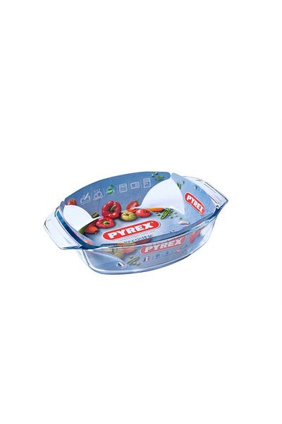 Pyrex 410b000/7044 طبق خبز بيضاوي 2 لتر