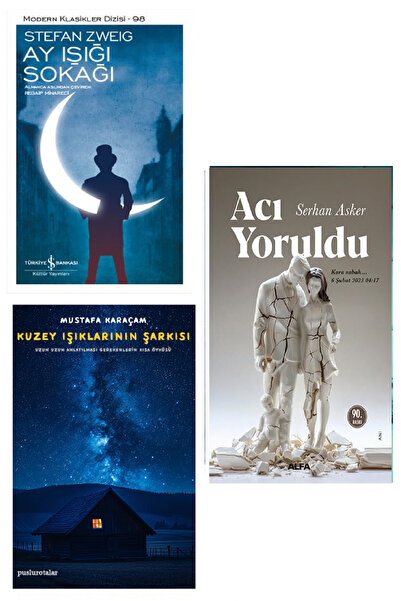 TÜRKİYE İŞ BANKASI KÜLTÜR YAYINLARI Acı Yoruldu - Serhan Asker + Ay Işığı Sok...