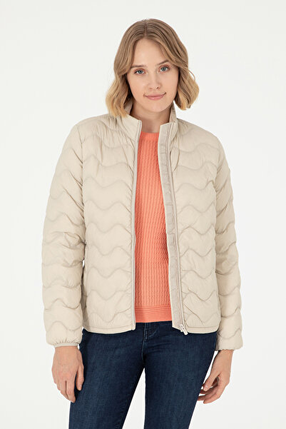 U.S. Polo Assn. معطف كريمي نسائي 50289553 -VR071