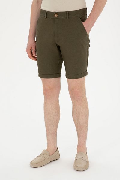 U.S. Polo Assn. Men's Khaki Woven Shorts 50289426 -Vr027