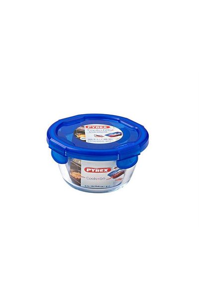 Pyrex 287pg00/7146 حاوية تخزين مستديرة 0.7 لتر