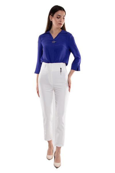 AYHAN 70310 Ultra High Waist Yancep Fabric Trousers