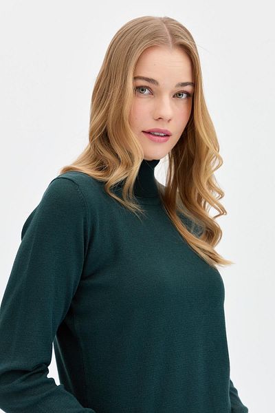 Desen Triko Lycra Basic Fishing Blouse - Long Sleeve, Full, Nefti 0240017