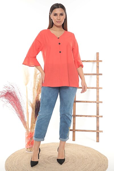 Lady Majestic Μπλούζα 100% βαμβακερή σε μέγεθος