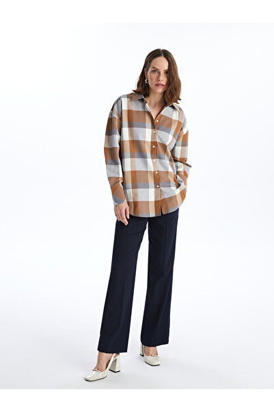 LC Waikiki Long Sleeve Plaid Women's Shirt