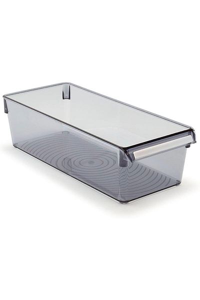 STOREMAX Mu-Artshop M-E27-20-25 Organizer Shelf, Transparent Black Tnca 871301