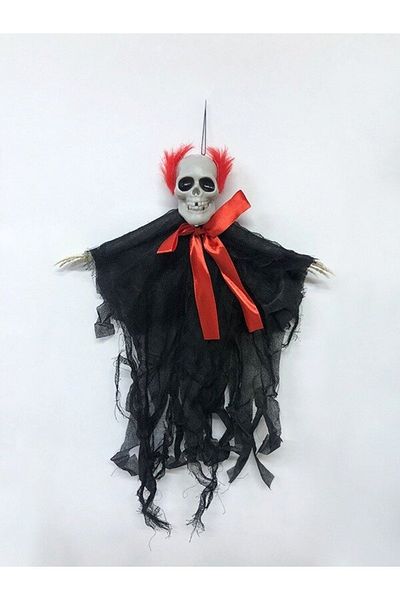 Mini Parti Mini Party Store - Halloween Μικρός Μασκότ Κρανίο 30 εκ Μαύρο