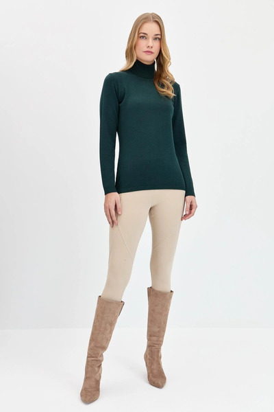 Desen Triko Lycra Basic Fishing Blouse - Long Sleeve, Full, Nefti 0240017