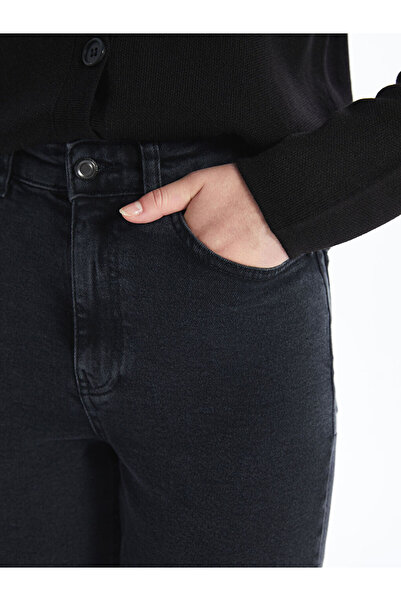 LC Waikiki Black Mom Fit Women's Jean Pants