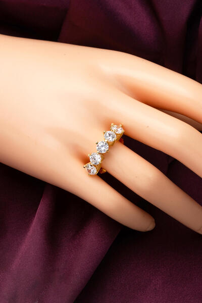 Bilezikci Antares 14 Ayar Altın Beştaş Yüzük