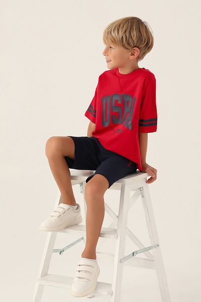 U.S. Polo Assn. Boy's Red Pajama Set 50291567 -Vr030