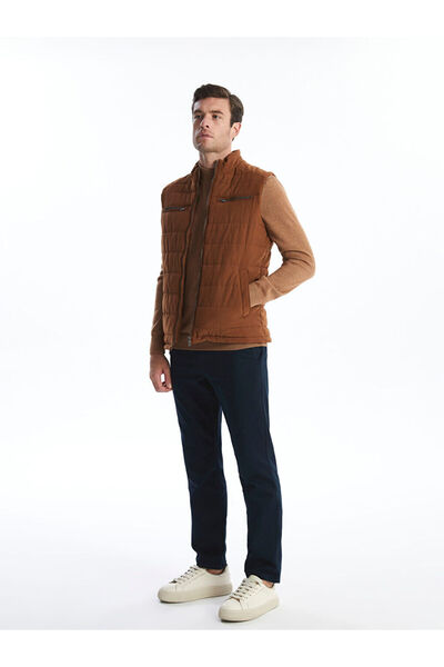 LC Waikiki Ανδρικό γιλέκο Stand Collar Standard Mold