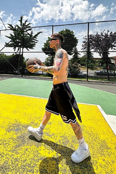 HAFKAGİYİM Black Black Nyc Brooklyn Relaxed Fit Shorts