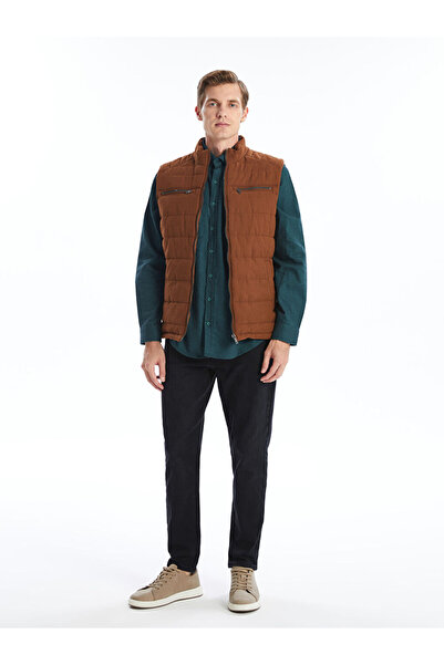 LC Waikiki Ανδρικό γιλέκο Stand Collar Standard Mold