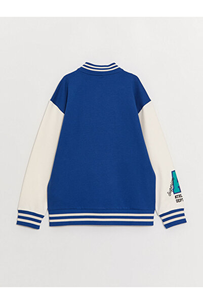 LC Waikiki Baskılı Erkek Çocuk Kolej Ceket