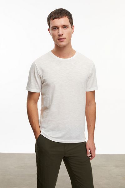 Mudo Cotton Crewneck Short Sleeve T-Shirt