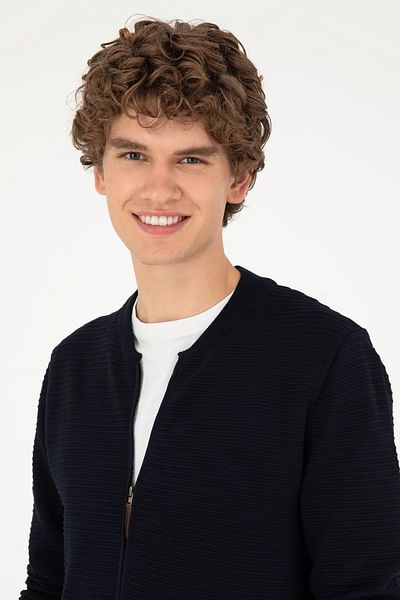 U.S. Polo Assn. Ανδρική Ζακέτα Πλεκτό Navy Blue 50292875-vr033
