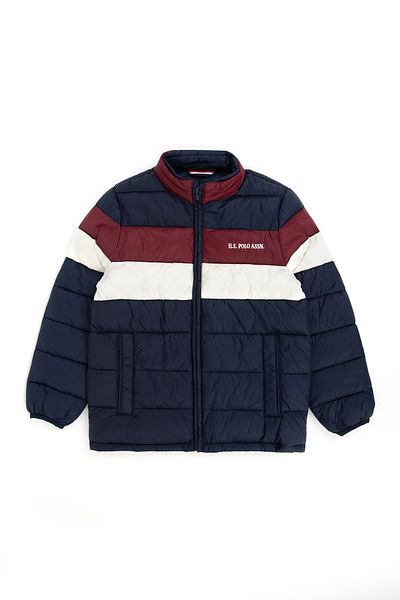 U.S. Polo Assn. Boy's Navy Blue Coat 50291715 -Vr033