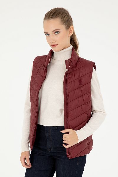 U.S. Polo Assn. Women's Burgundy Vest 50292675 -Vr014