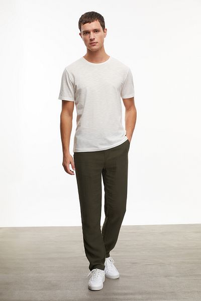 Mudo Cotton Crewneck Short Sleeve T-Shirt