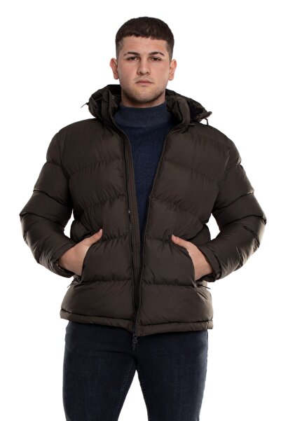 BIGAZZI 99424-304 Regular Fit Kapşonlu Erkek Şişme Mont