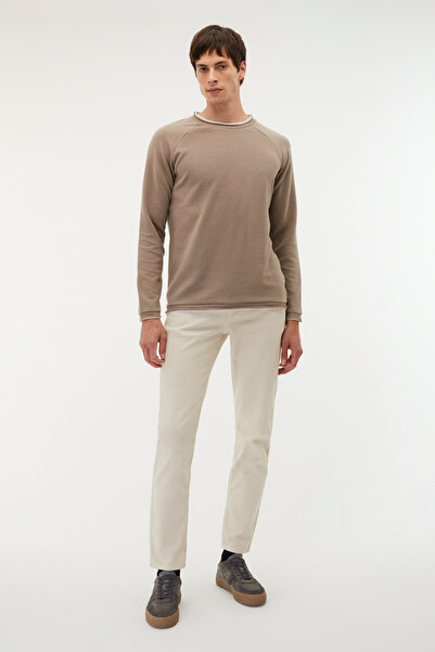 Mudo بنطال قطني بقصة ضيقة