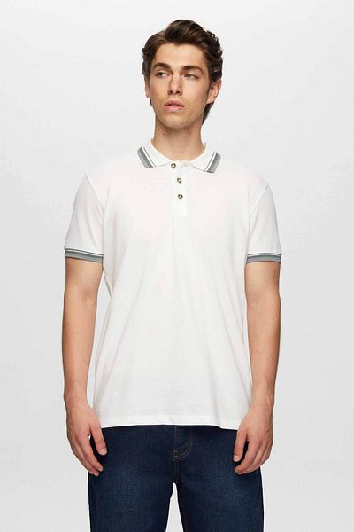 Tween Tricou alb din bumbac Lycra