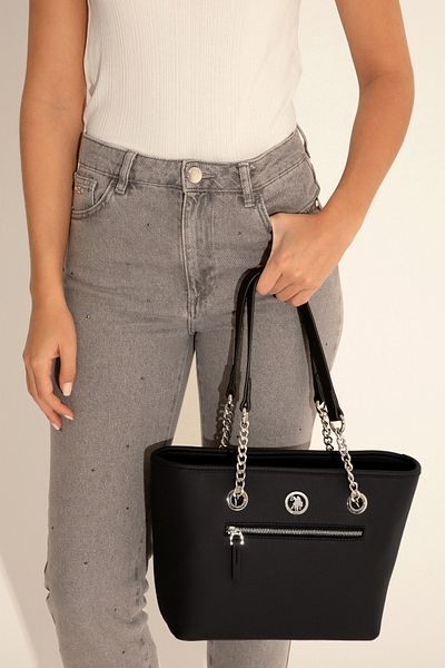 U.S. Polo Assn. Women's Black Arm Bag 50293654 -Vr046