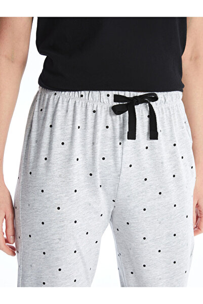 LC Waikiki Lw - Beli Lastikli Puantiyeli Kadın Pijama Altı
